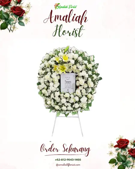 Krans Bunga Duka Agung Barat
